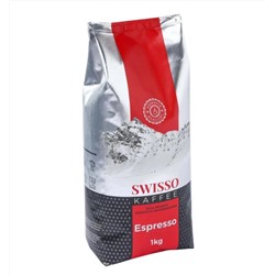 Кофе SWISSO KAFFE Espresso зерновой обжаренный 1 кг