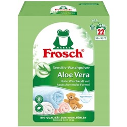 Стиральный порошок FROSCH ФРОШ COLOR Алоэ Вера, для цветного белья, 1.45 кг