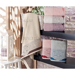 Махровые Банные Полотенца 70x140 см. 6 шт/уп. Cotton PURRY