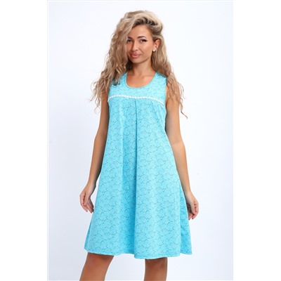 Женская сорочка 30138 / бирюза