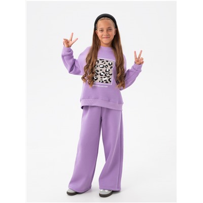 Костюм "Пятнышки" детский девочка сиреневый
