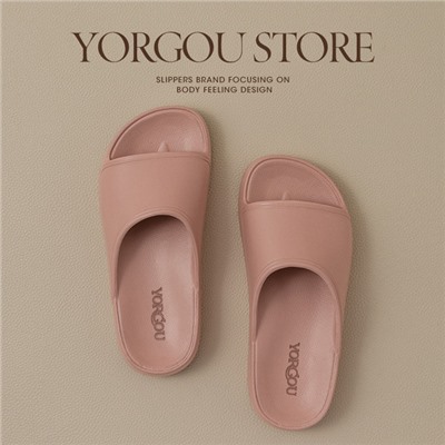 Slide, slippers, summer non-slip footwear indoor, soft sole