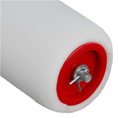 Валик "Поролон", в сборе, 100 мм, D 48 мм, D ручки 6 мм, крепление шплинтом Сибртех