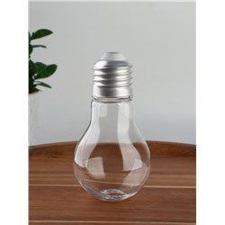Бутылочка для хранения «Лампочка», 80 мл, цвет серебряный, прозрачный