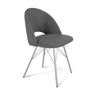 Стул SHT-ST34/S37
                        платиново-серый / хром лак