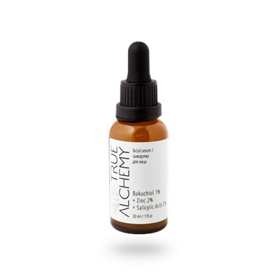 Сыворотка для лица Facial Serum «Bakuchiol 1%+ Zinc 2% + Salicylic Acid 2%», 30 мл