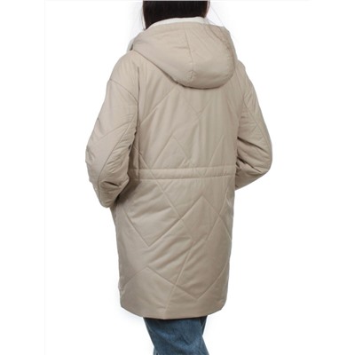 M24-096 BEIGE Куртка демисезонная женская (100 гр. холлофайбер)
