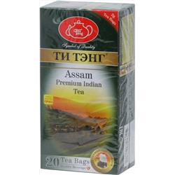 ТИ ТЭНГ. Ассам (черный) карт.пачка, 20 пак.