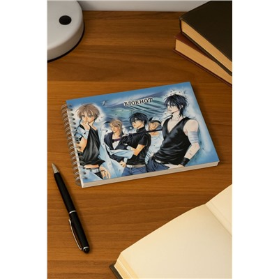 Блокнот на спирали "Аниме герои 4", 48л, mix (10х15 см)