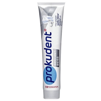 Prokudent Zahncreme Brillantweiss SET of 5stk Зубная паста Отбеливающая,