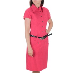 9413 CRIMSON Платье женское (85% хлопок, 10% вискоза, 5% лайкра)