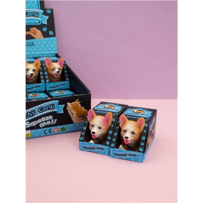 Мялка - антистресс «Corgi», шоубокс 12 шт.