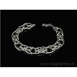 Браслет С925 с родиевым покрытием 21,5см, 9,9гр