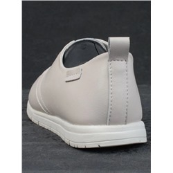 03-FDE16-1P BEIGE Полуботинки спортивные женские (натуральная кожа)
