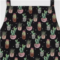 Фартук Этель Succulents 60х70см, 100% хлопок, саржа 190 г/м2