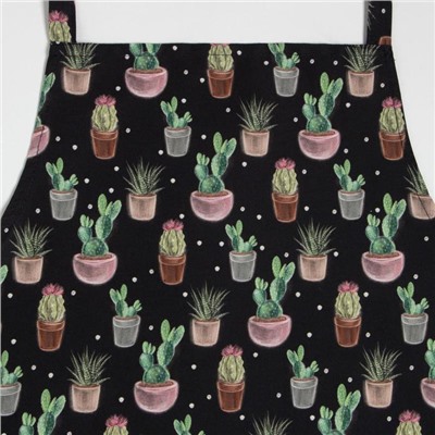 Фартук Этель Succulents 60х70см, 100% хлопок, саржа 190 г/м2