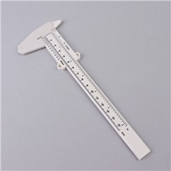 Штангенциркуль для разметки бровей, 21×7.5 см, белый
