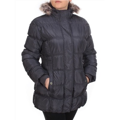 B-52 DARK GRAY Куртка зимняя женская NO NAME (150 гр. холлофайбер)