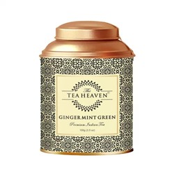 Зеленый чай с Имбирем и Мятой (100 г), Ginger Mint Green Tea, произв. Tea Heaven