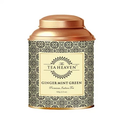 Зеленый чай с Имбирем и Мятой (100 г), Ginger Mint Green Tea, произв. Tea Heaven