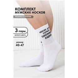 Носки мужские Школьные будни (набор 3 пары)