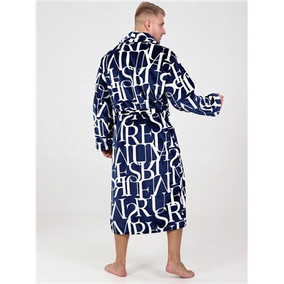 Халат Мистер буквы синий ИвК