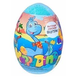 Детское бурлящее яйцо с растущей игрушкой Happy dino 130г