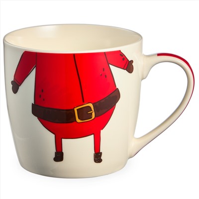 НАБОР ПОСУДЫ LEFARD "ДЕД МОРОЗ" 2 ПР. (КРУЖКА 360МЛ, САЛАТНИК 500МЛ)