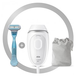Braun IPL System quot;Silk-expert Pro PL1124 + Venus Rasiererquot; in Weiss/Silber  Система IPL "Silk-expert Pro PL1124 + Venus Shaver" белый/серебристый