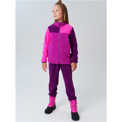 Комплект для девочки: куртка и брюки флисовые