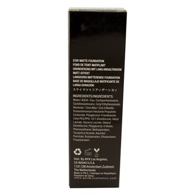 Тональный крем NYX Stay Matte But Not Flat № 3 30 ml