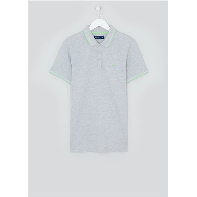 Neon Tipped Polo Shirt
