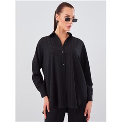 Рубашка oversize с тиснением