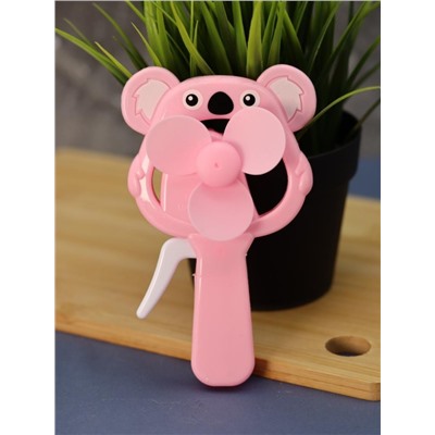 Портативный механический ручной вентилятор «Koala», mix, шоу-бокс 24 шт.