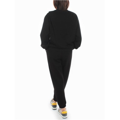 3404/3405 BLACK Костюм спортивный женский (95% хлопок, 5% эластан)