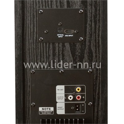 Колонка 10" (20-80 HOME SOUND) динамик 8шт/2х10"; 4х4"; 2х1.5" комплект 2 колонки ELTRONIC (черная)
