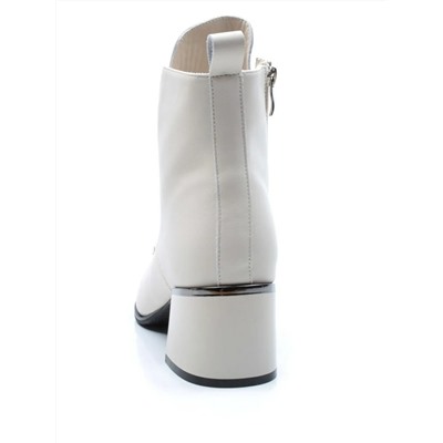01-PCG270-2 LT.BEIGE Ботинки демисезонные женские (натуральная кожа, байка)