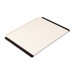 Доска разделочная SmartChef, 40х31 см, бежевая/бордовая