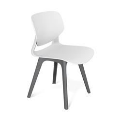Стул SHT-ST59/S195
                        белый / тёмно-серый