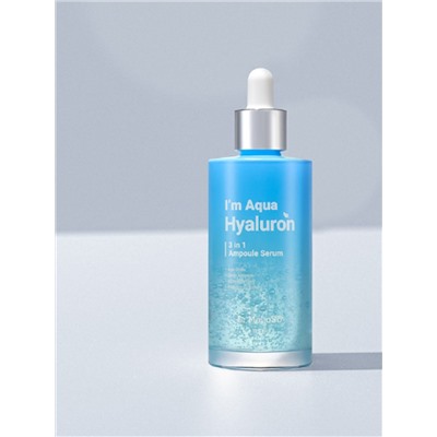 Dr.MeLoSo Ампульная сыворотка для лица с гиалуроновой кислотой / I'm Aqua Hyaluron 3 In 1 Ampoule Serum, 100 мл