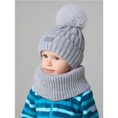 Комплект для мальчика: шапка, снуд