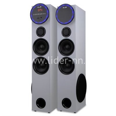 Колонка 10" (30-35 HOME SOUND) динамик 8шт/2х10"; 4х6.5"; 2х3" комплект 2 колонки ELTRONIC (серебро)
