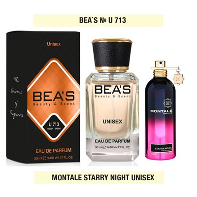 Beas U713 Montale Starry Nights edp 50 ml, Парфюм унисекс Beas U713 создан по мотивам аромата Montale Starry Nights