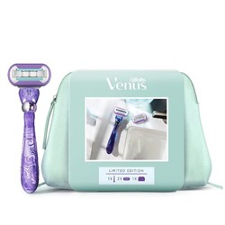.1 Набор подарочный Станок Venus Swirl Flexiball + 2 кассеты (5лез) + косметичка