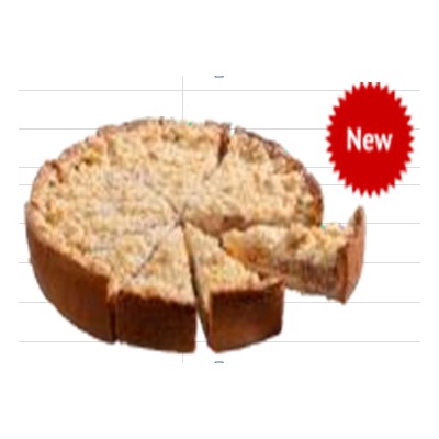 Пирог песочный "Яблочный" 1,4 кг (12 порций)