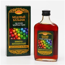 Безалкогольный алтайский медовый бальзам на травах «Иммуно-витаминный» алтайский, 250 мл