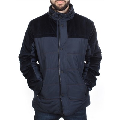 J8201B PURPLISH BLUE Куртка мужская зимняя NEW B BEK (150 гр. холлофайбер)