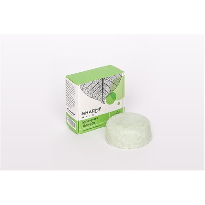 НАТУРАЛЬНЫЙ ТВЕРДЫЙ ШАМПУНЬ SHARME HAIR LEMONGRASS (ЛЕМОНГРАСС)