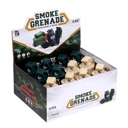 Граната Smoke, свет, звук, дым, цвета МИКС
