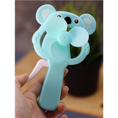 Портативный механический ручной вентилятор «Frog smile», mix, шоу-бокс 24 шт.